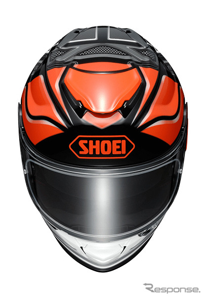 SHOEI GT-エアーII NOTCH(オレンジ/ブラック)《写真提供 SHOEI》