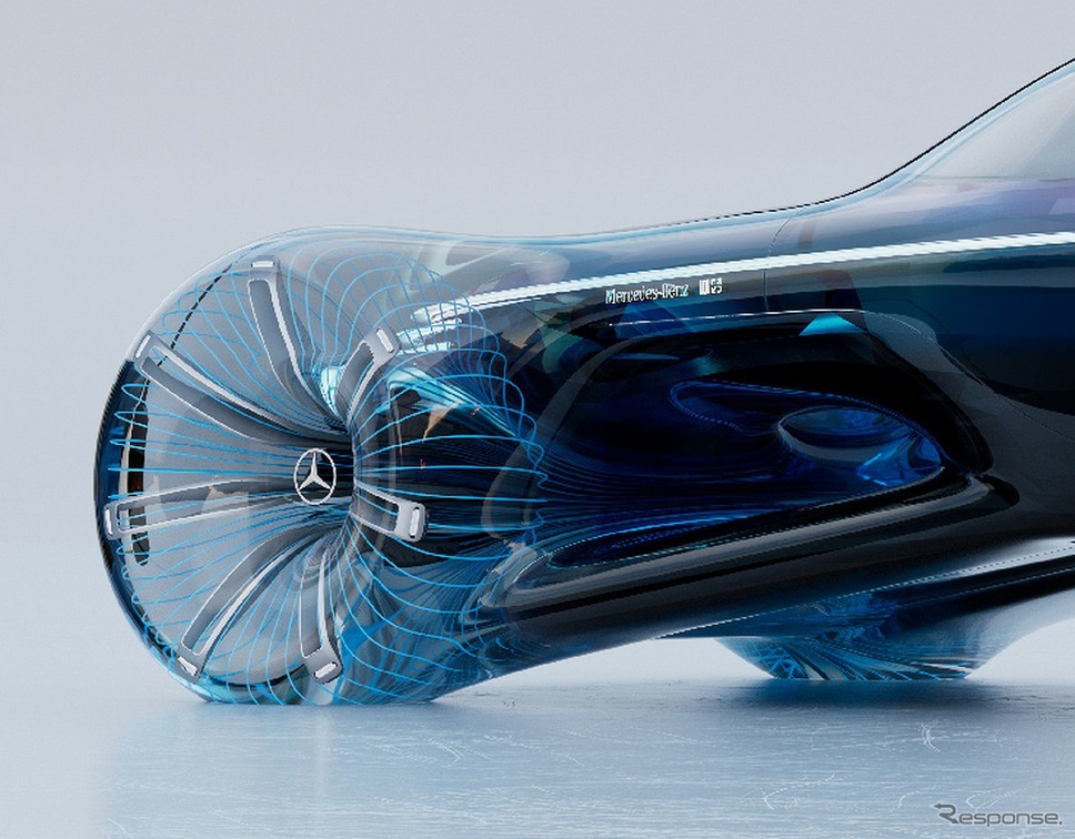 メルセデスベンツの仮想ショーカー《photo by Mercedes-Benz》