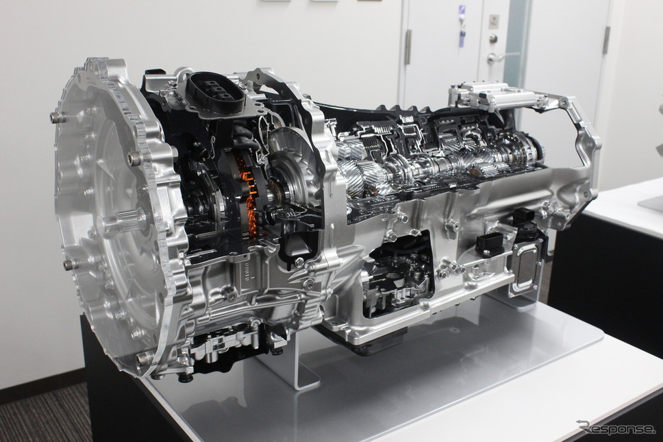 FR 1モーターハイブリッドトランスミッション（搭載車両 トヨタ『タンドラ』）《写真撮影 加賀啓伺》