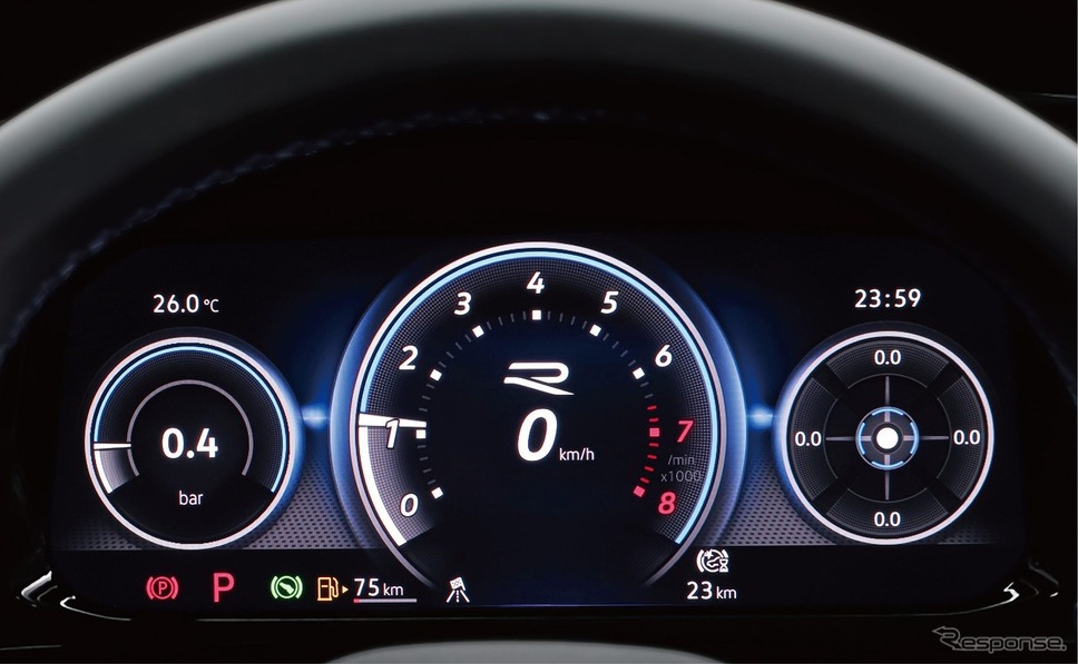 VW ゴルフR/ゴルフRヴァリアント デジタルメータークラスター Digital Cockpit Pro《写真提供 フォルクスワーゲンジャパン》