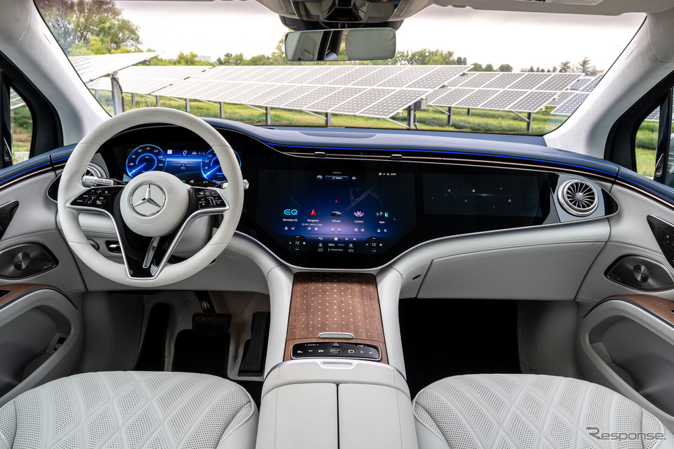 メルセデスベンツ EQS SUV の「AMGライン」《photo by Mercedes-Benz》