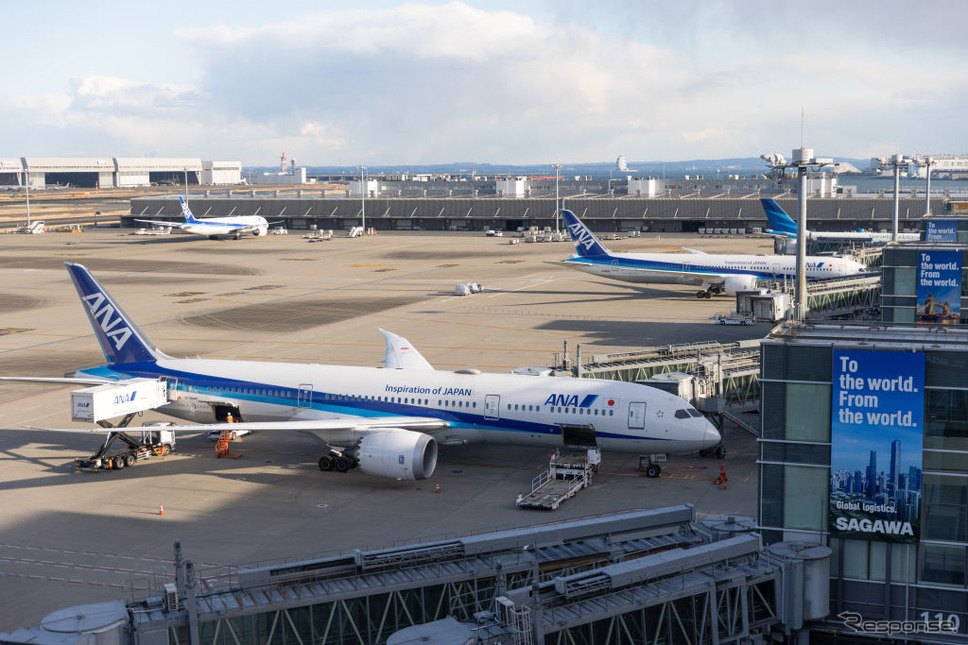 羽田空港(2022年2月)《Photo by Stanislav Kogiku/SOPA Images/LightRocket/ゲッティイメージズ》