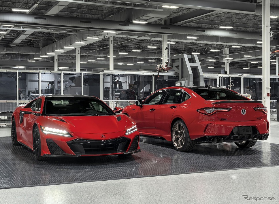 アキュラ NSX タイプS と TLX タイプS の「PMCエディション」《photo by Acura》