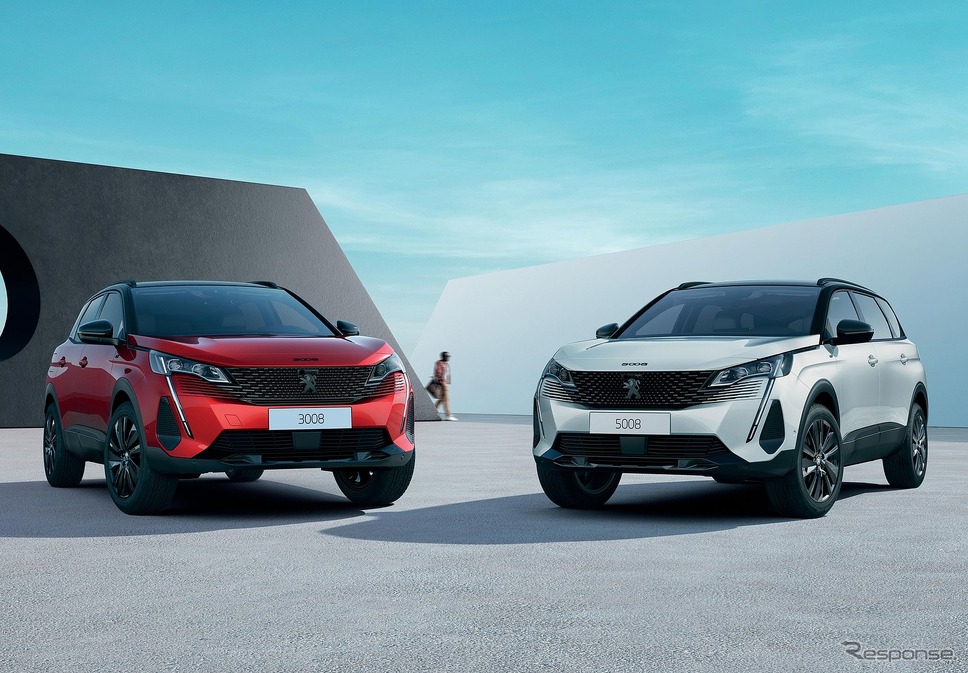 プジョー 3008 と 5008(欧州仕様)《photo by Peugeot》
