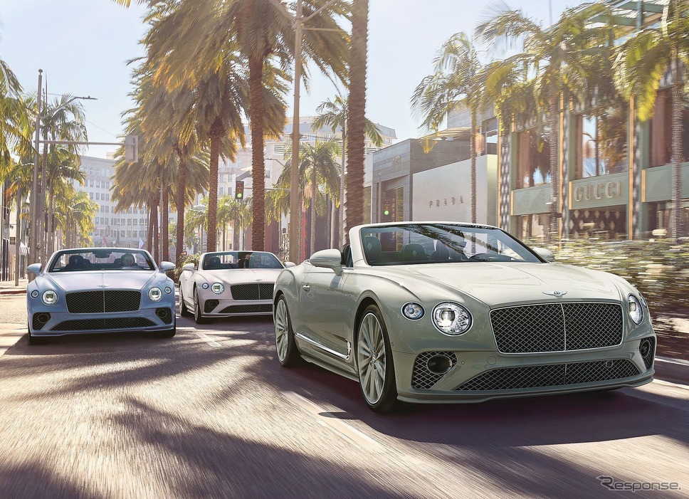 ベントレー・コンチネンタル GTC スピード の「ビバリーヒルズ・コレクション」《photo by Bentley》
