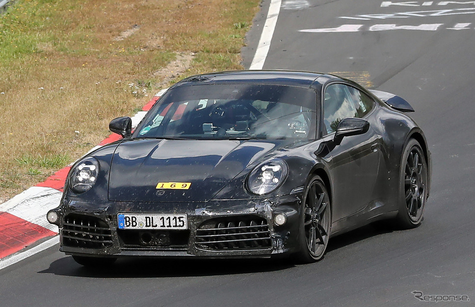 ポルシェ 911 GTS ハイブリッド プロトタイプ(スクープ写真)《APOLLO NEWS SERVICE》