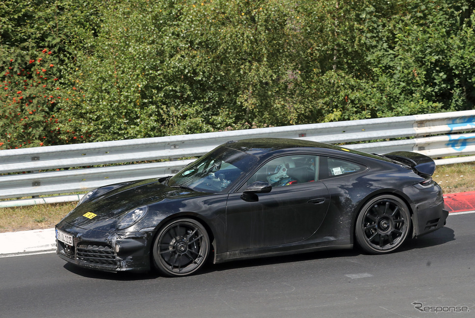 ポルシェ 911 GTS ハイブリッド プロトタイプ(スクープ写真)《APOLLO NEWS SERVICE》
