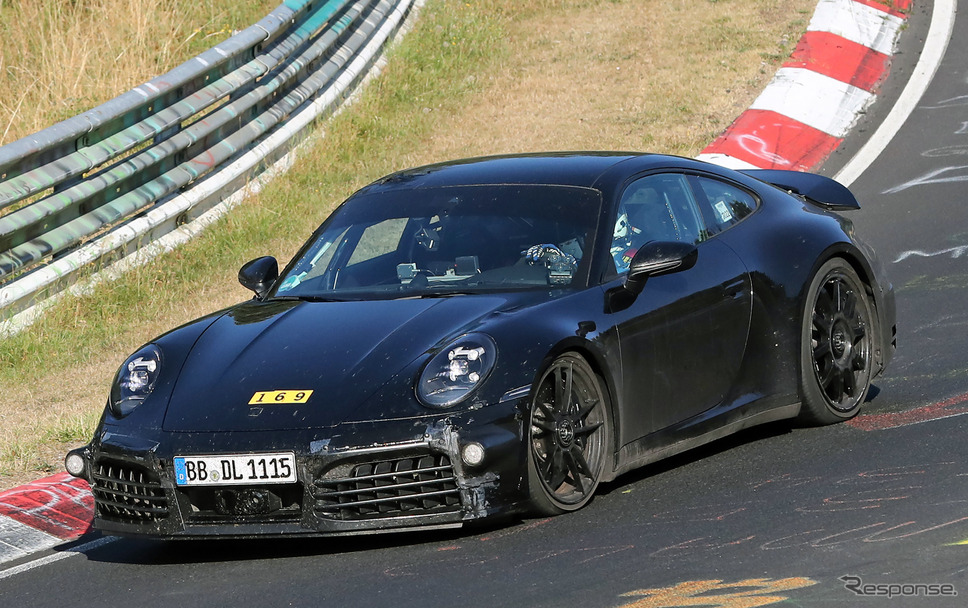 ポルシェ 911 GTS ハイブリッド プロトタイプ(スクープ写真)《APOLLO NEWS SERVICE》