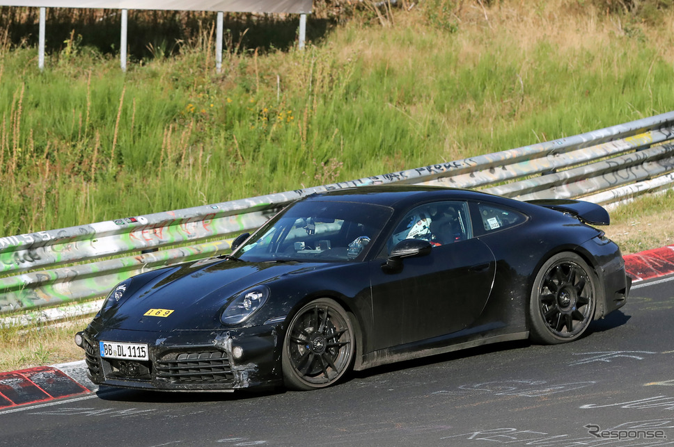 ポルシェ 911 GTS ハイブリッド プロトタイプ(スクープ写真)《APOLLO NEWS SERVICE》