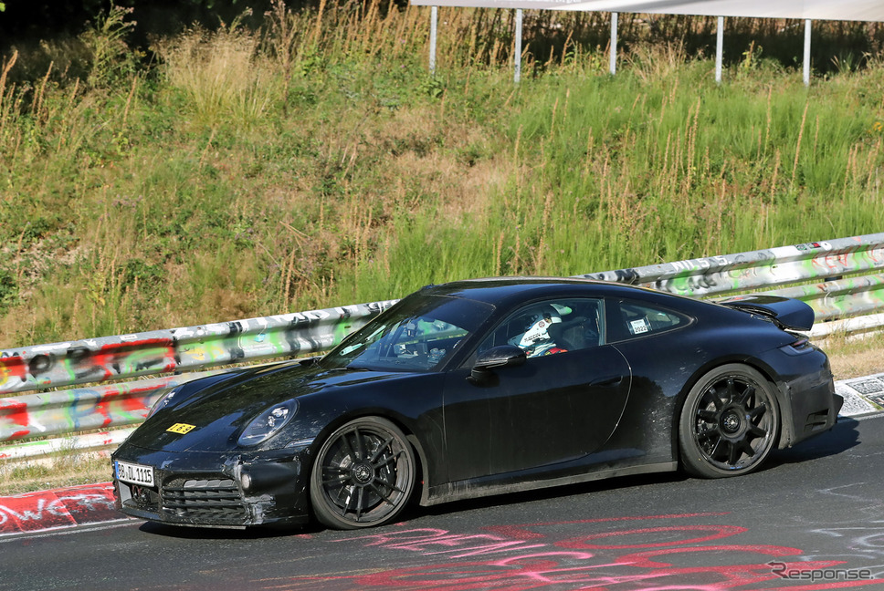 ポルシェ 911 GTS ハイブリッド プロトタイプ(スクープ写真)《APOLLO NEWS SERVICE》