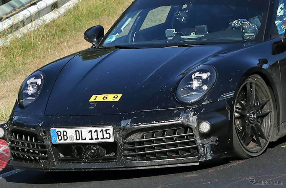 ポルシェ 911 GTS ハイブリッド プロトタイプ(スクープ写真)《APOLLO NEWS SERVICE》