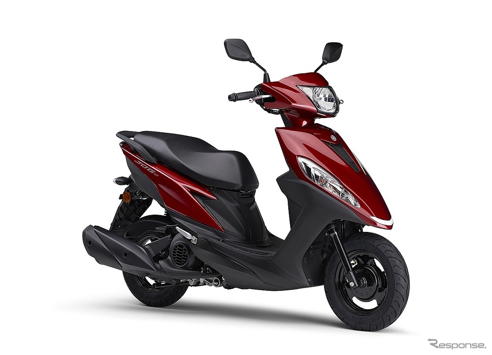 ヤマハ ジョグ125(ダルレッドメタリックD)《写真提供 ヤマハ発動機》