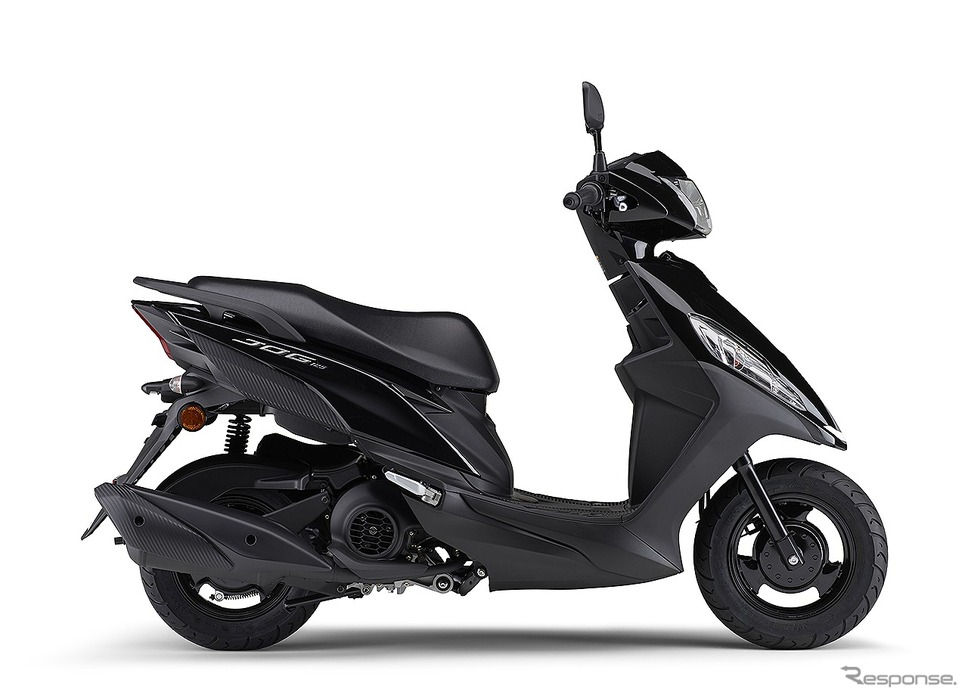 ヤマハ ジョグ125(ブラックメタリックX)《写真提供 ヤマハ発動機》
