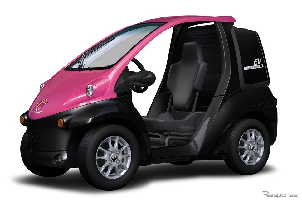 特別設定カラーのコムスB・COM《写真提供 トヨタ車体》