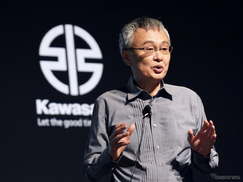 カワサキモータースの伊藤浩社長(参考画像)《写真提供 カワサキモータース》