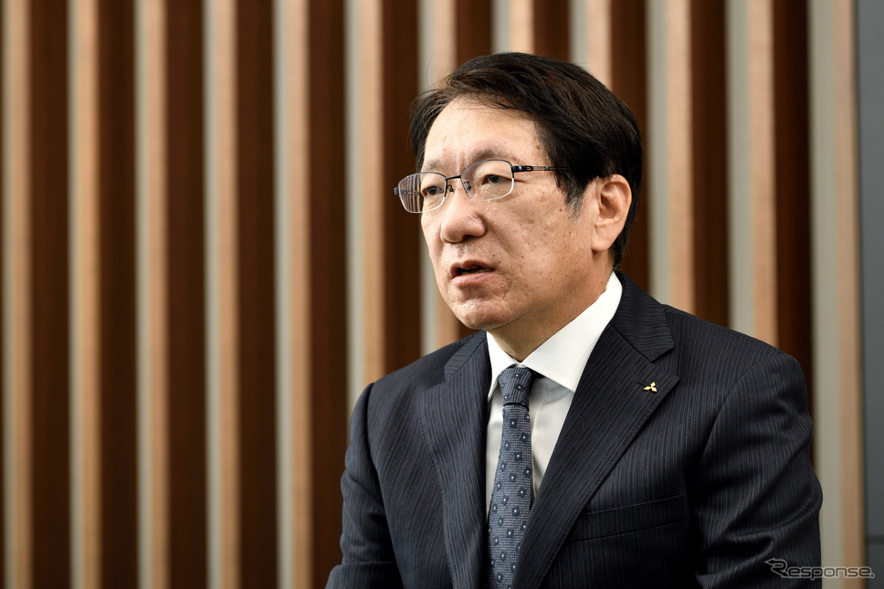 三菱自動車の加藤隆雄社長(参考画像)《写真撮影 雪岡直樹》
