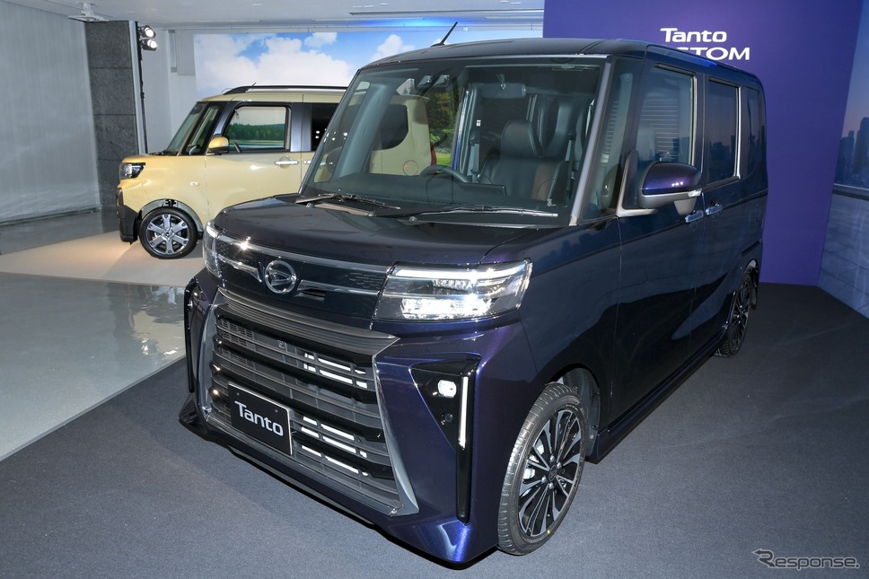 ダイハツ・タントカスタム改良新型(エクステリア)《写真撮影 安藤貴史》