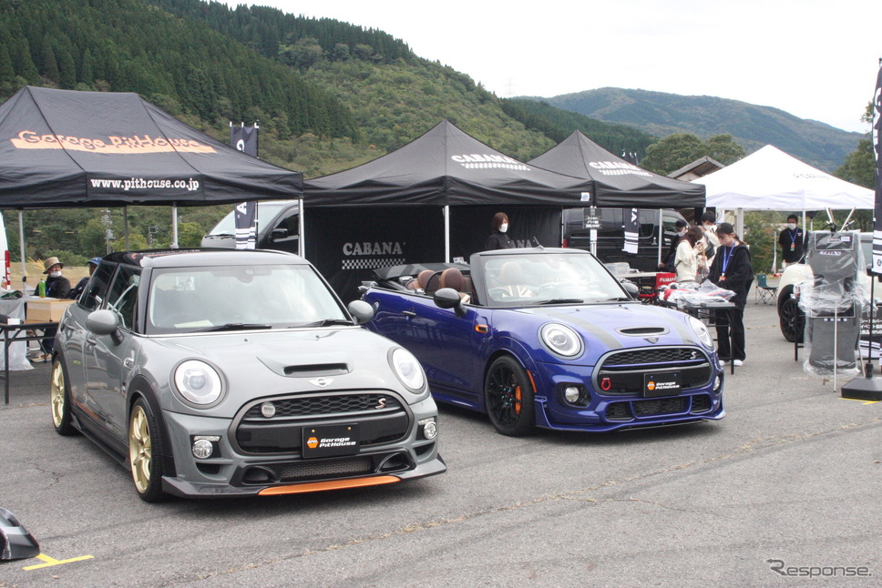 会場に集まった個性的なMINI《写真撮影 南部武寛》