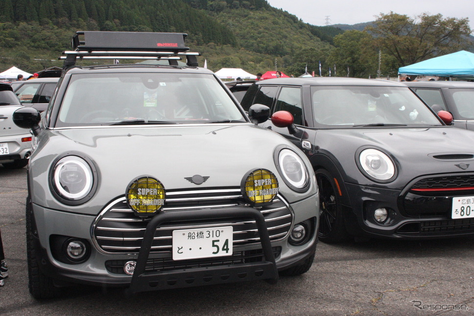 会場に集まった個性的なMINI《写真撮影 南部武寛》