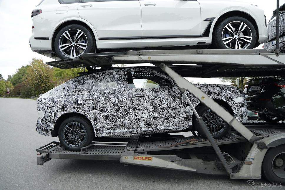 BMW X2 次期型プロトタイプ(スクープ写真)《APOLLO NEWS SERVICE》