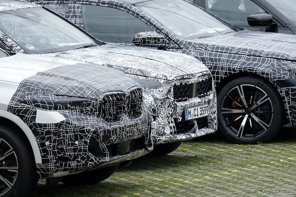 BMW X2 次期型プロトタイプ(スクープ写真)《APOLLO NEWS SERVICE》