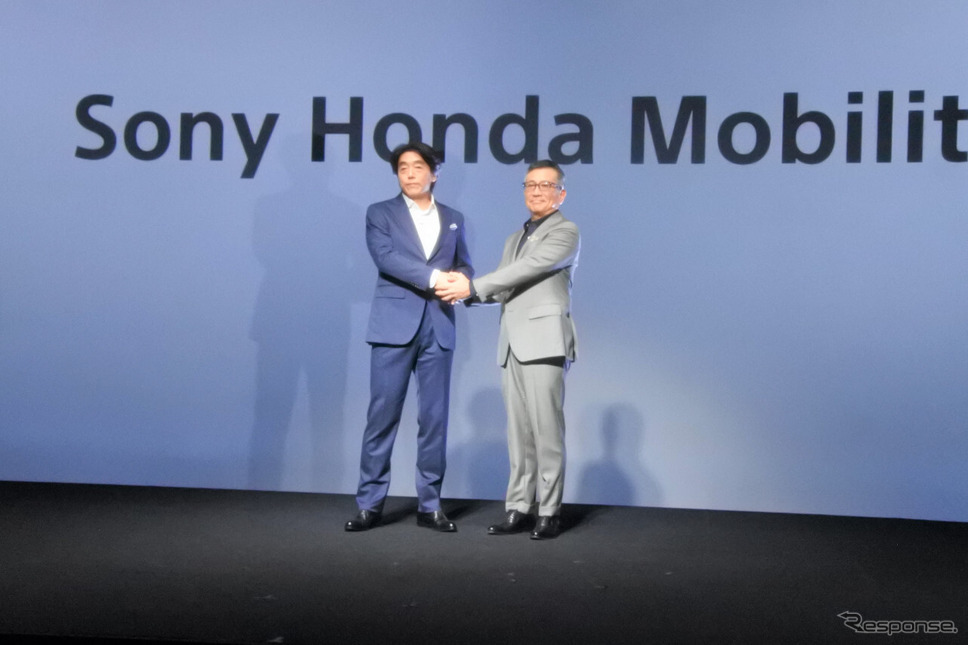 ソニー・ホンダモビリティ 設立発表会《写真撮影 小松哲也》