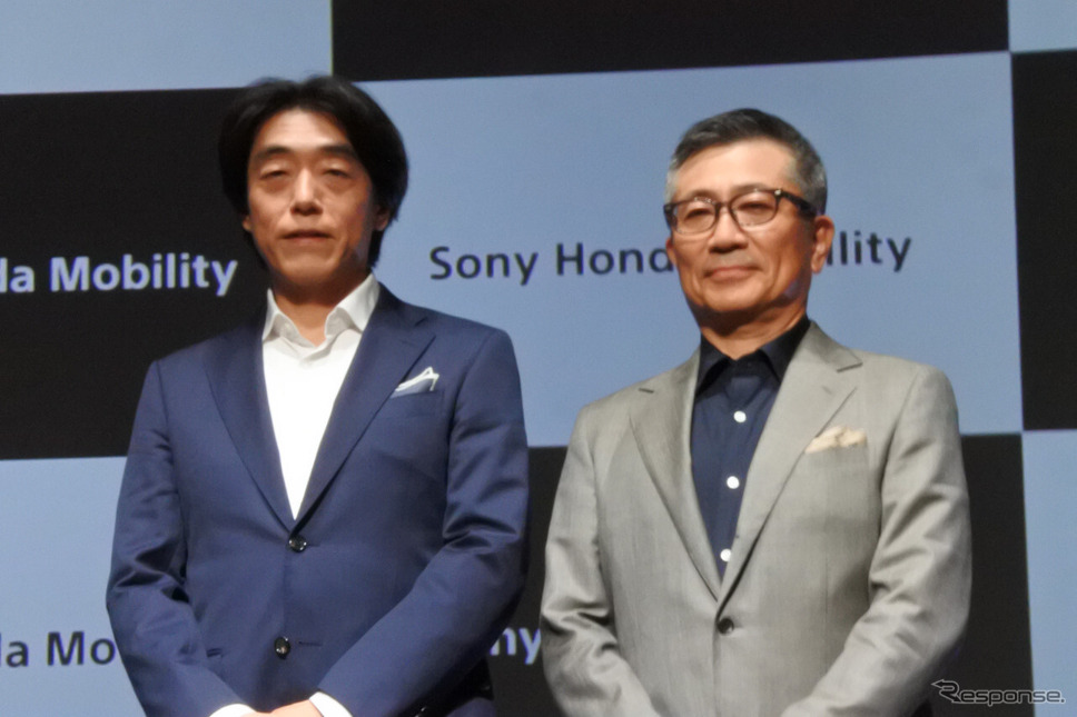ソニー・ホンダモビリティ 設立発表会《写真撮影 小松哲也》