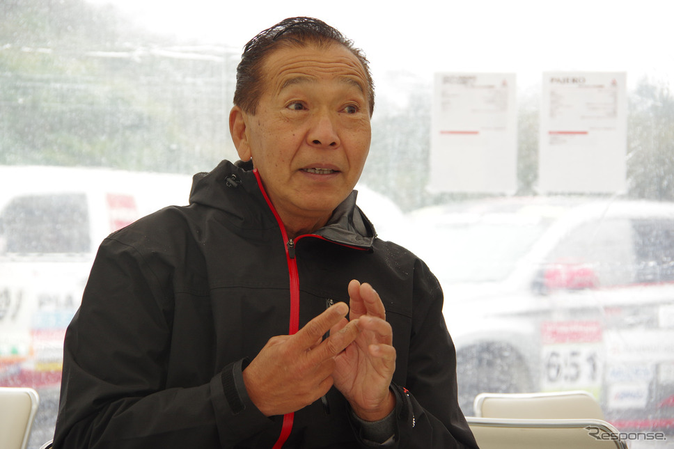 三菱自動車の増岡浩氏《写真撮影 宮崎壮人》