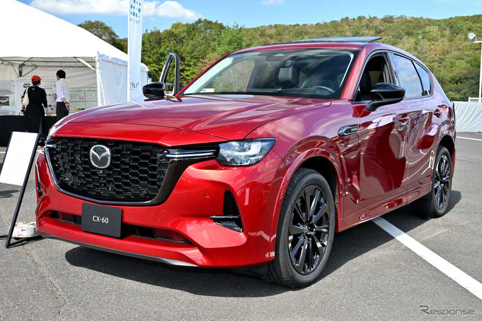 マツダCX-60 PHEV（岡山国際サーキット）《写真撮影 雪岡直樹》