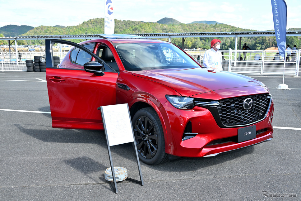 マツダCX-60 PHEV（岡山国際サーキット）《写真撮影 雪岡直樹》