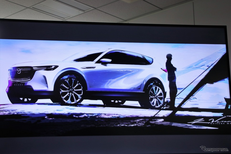 マツダ CX-60デザインスケッチ《写真撮影  内田俊一》