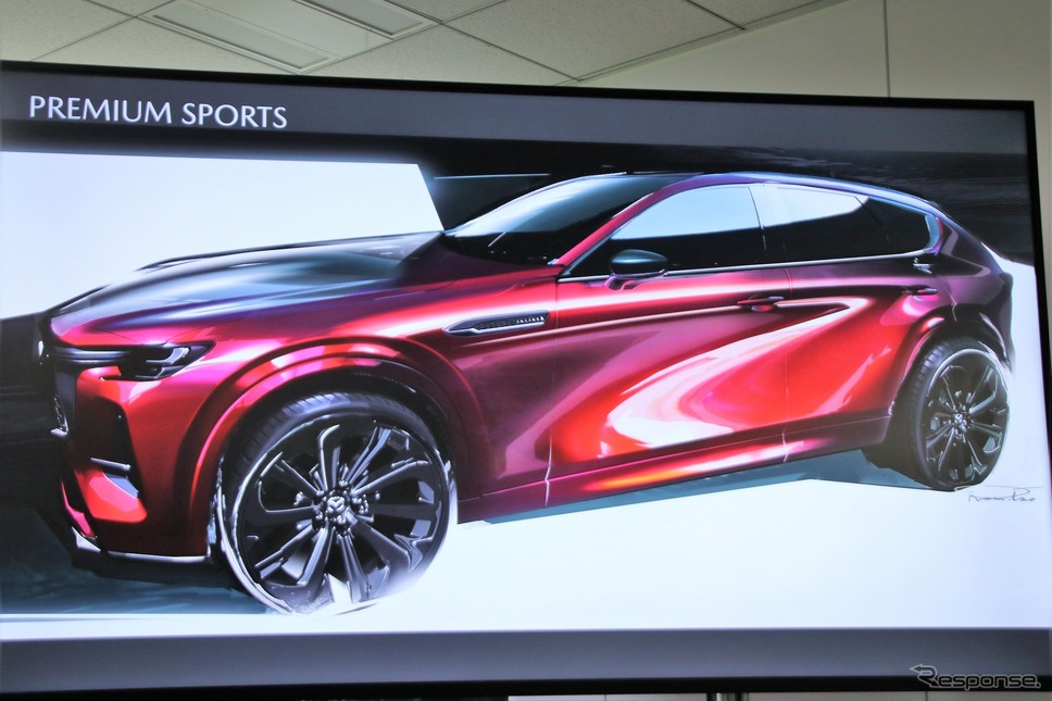 マツダ CX-60デザインスケッチ《写真撮影  内田俊一》