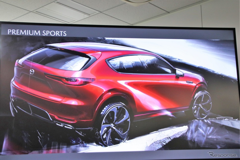 マツダ CX-60デザインスケッチ《写真撮影  内田俊一》