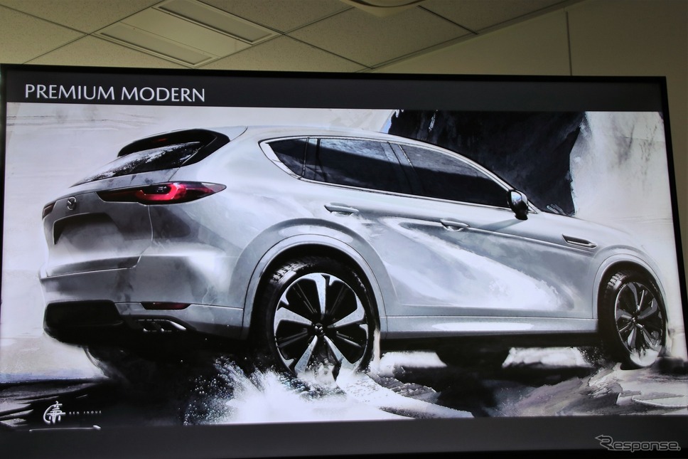 マツダ CX-60デザインスケッチ《写真撮影  内田俊一》