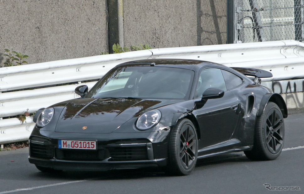 謎のポルシェ911ターボ(スクープ写真)《APOLLO NEWS SERVICE》
