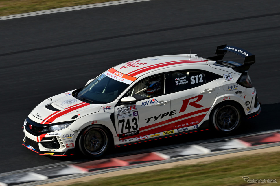 スーパー耐久 ST-2クラス 743号車Honda R&D Challenge FK8《写真撮影 雪岡直樹》