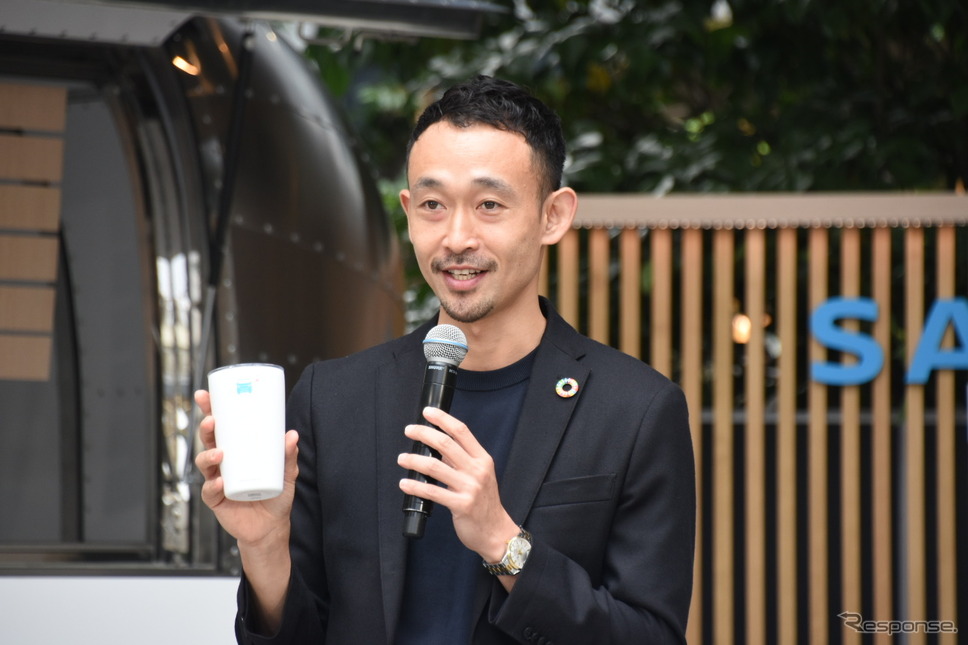 SAKURA COFFEE オープン記念イベントに登壇するブルーボトルコーヒー 伊藤諒氏《写真撮影 中野龍太》