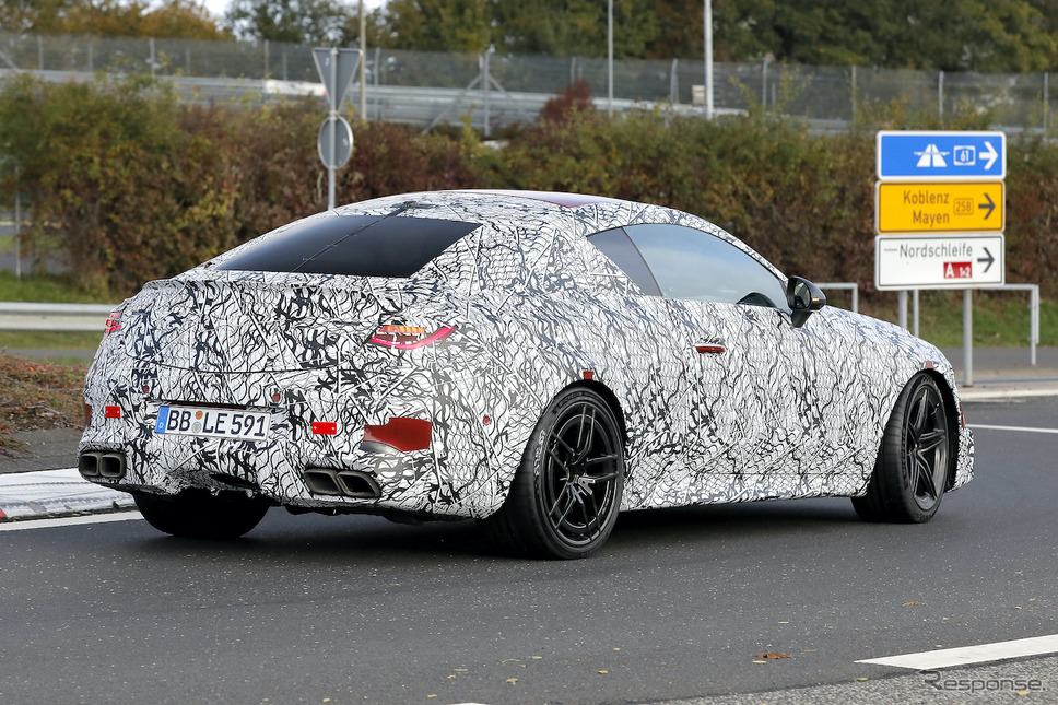 メルセデスAMG CLE 63 Sクーペ プロトタイプ(スクープ写真)《APOLLO NEWS SERVICE》