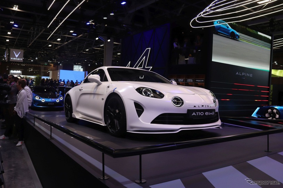 パリモーターショー2022:アルピーヌA110 e-ternite《写真撮影 中尾真二》