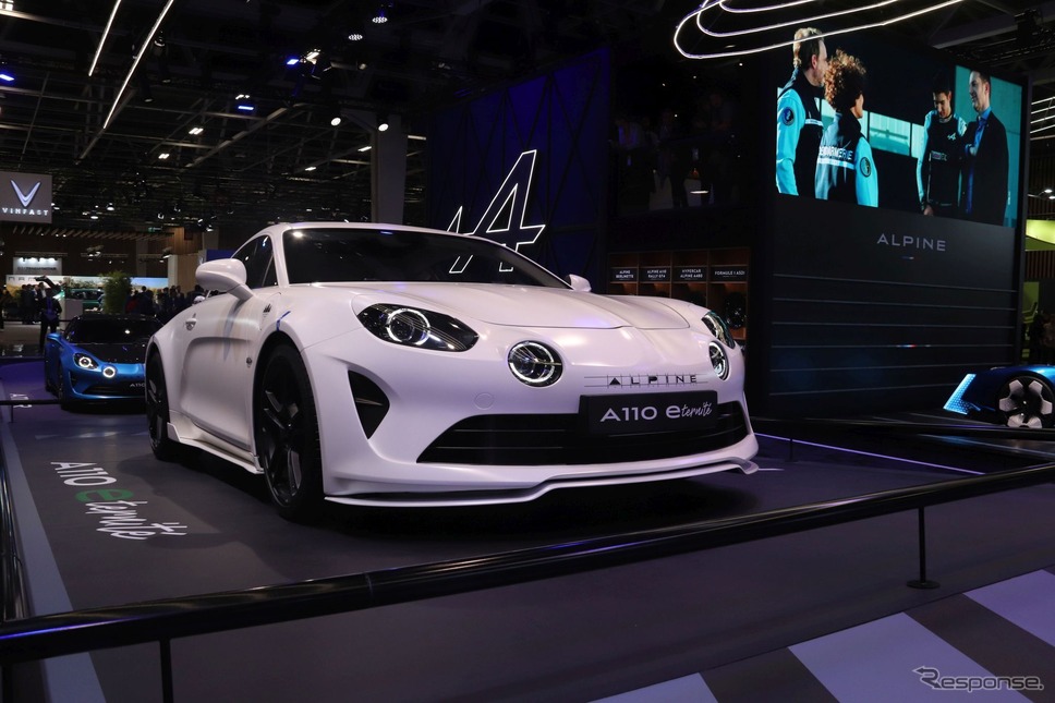 パリモーターショー2022:アルピーヌA110 e-ternite《写真撮影 中尾真二》