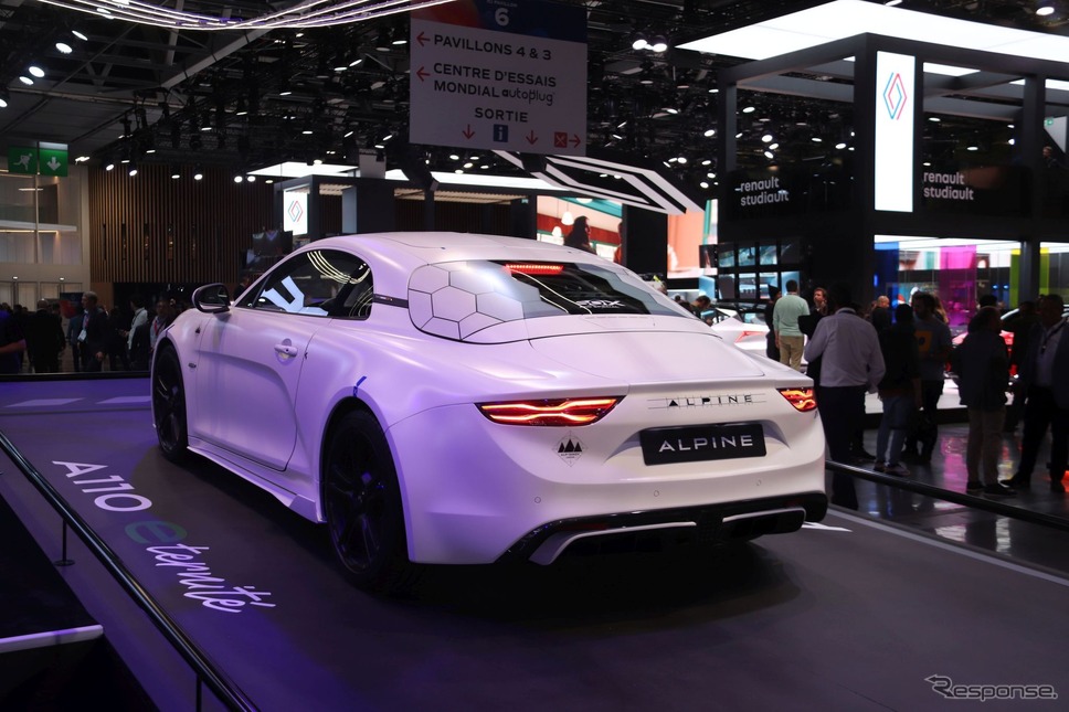 パリモーターショー2022:アルピーヌA110 e-ternite《写真撮影 中尾真二》