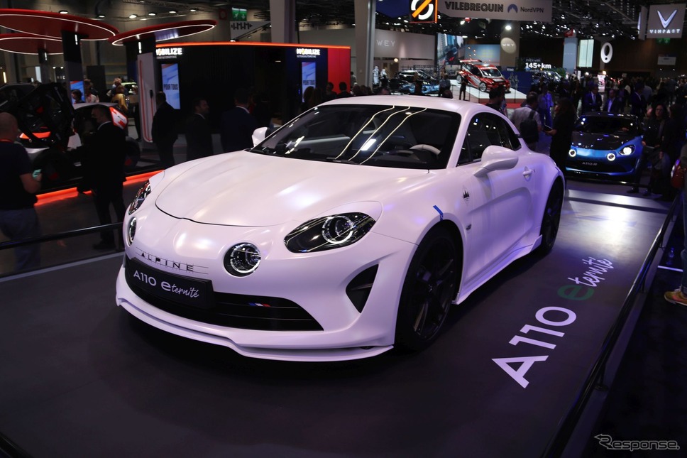 パリモーターショー2022:アルピーヌA110 e-ternite《写真撮影 中尾真二》
