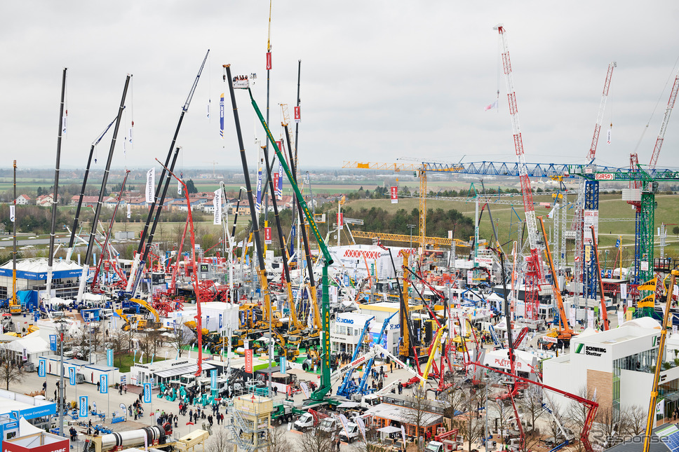 開催準備中のBauma 2022《photo by Bauma》