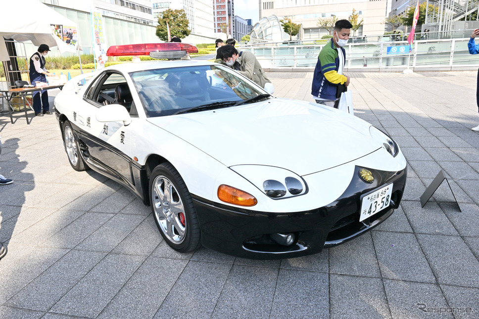 三菱「GTO」をベースとした愛知県警のパトカー《写真撮影 廣井誠》
