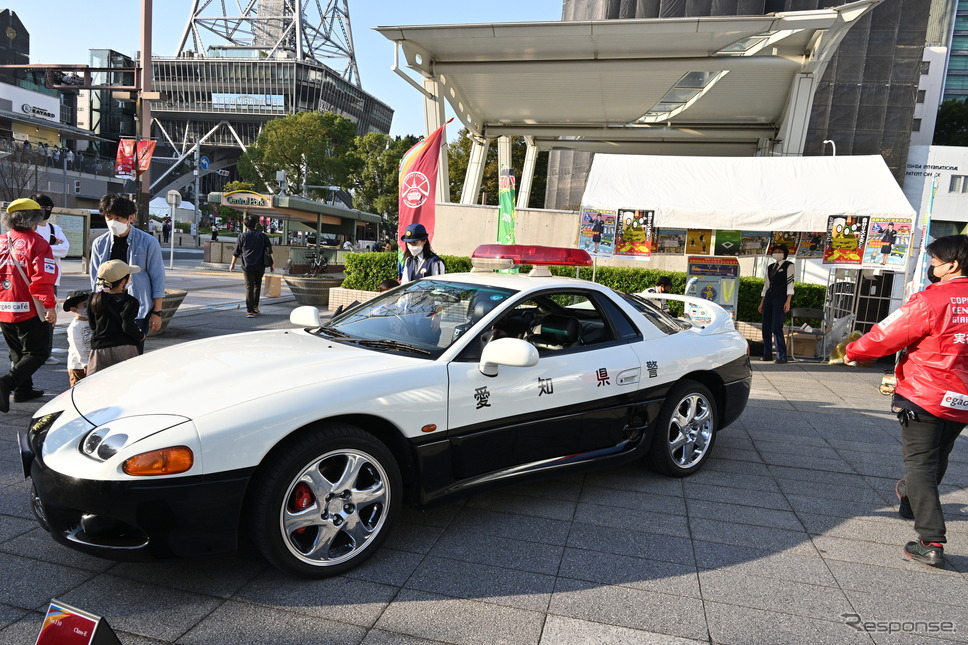 三菱「GTO」をベースとした愛知県警のパトカー《写真撮影 廣井誠》