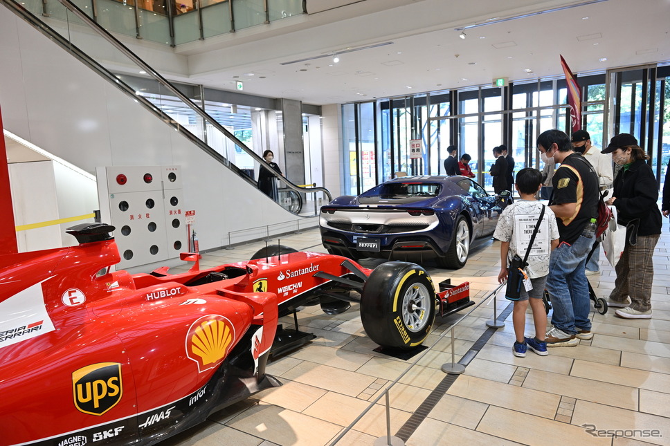 ラシックの展示会場《写真撮影 廣井誠》