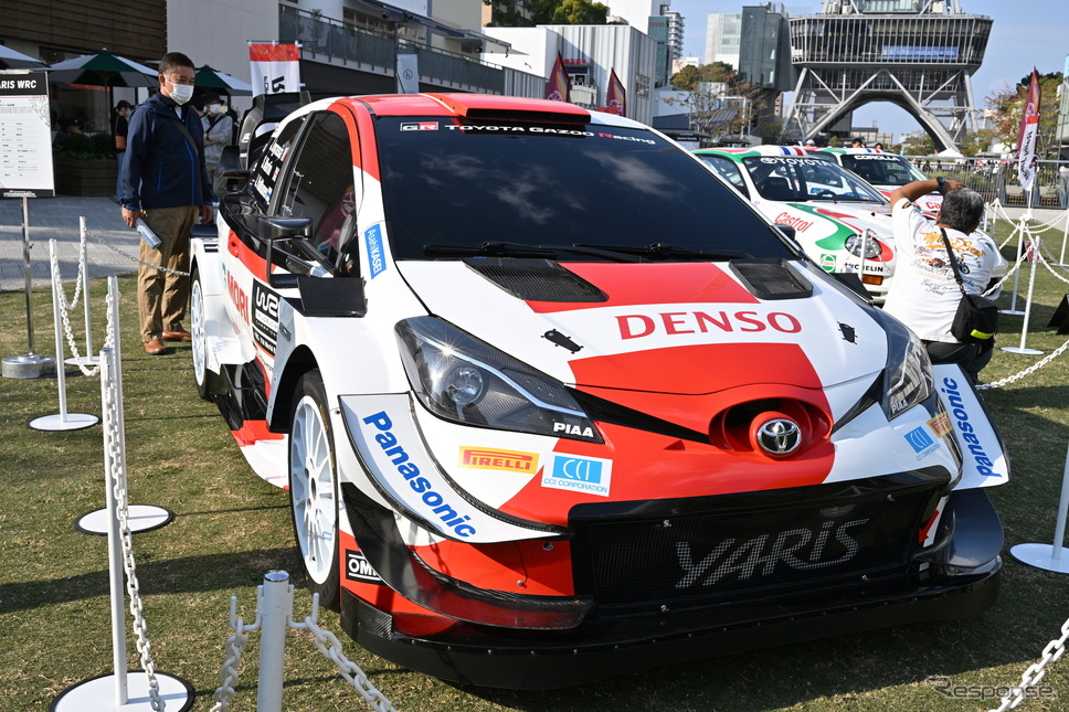 トヨタ「ヤリス WRC」(レプリカ)《写真撮影 廣井誠》