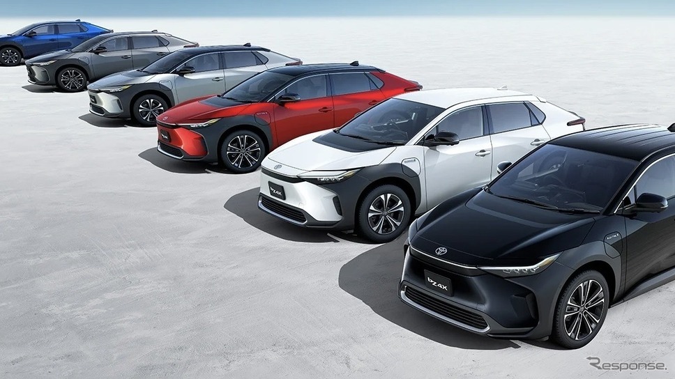 トヨタのサブスクで提供されているbZ4X《写真提供 トヨタ自動車》