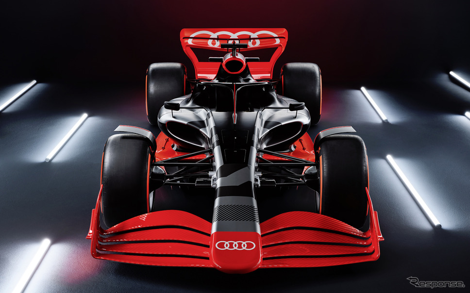 アウディが2026年からのF1参戦計画を発表した際に公開された「ショーカー」の画像(2022年8月)。《Photo by Audi》