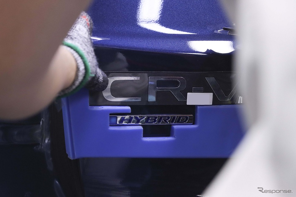 ホンダ のカナダ工場で生産が開始された CR-V ハイブリッド 新型《photo by Honda》